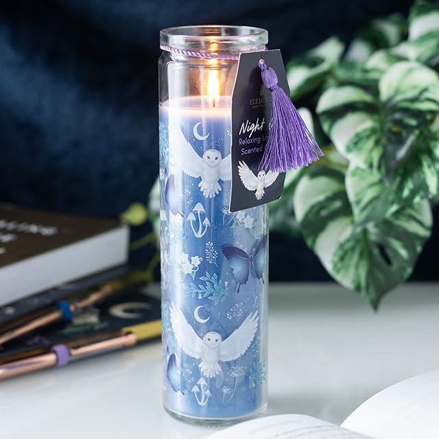 Lavender Scented Tube Candle with Mystical Forest Design - Image 2