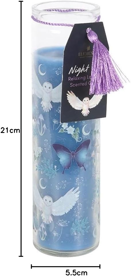 Lavender Scented Tube Candle with Mystical Forest Design - Image 5