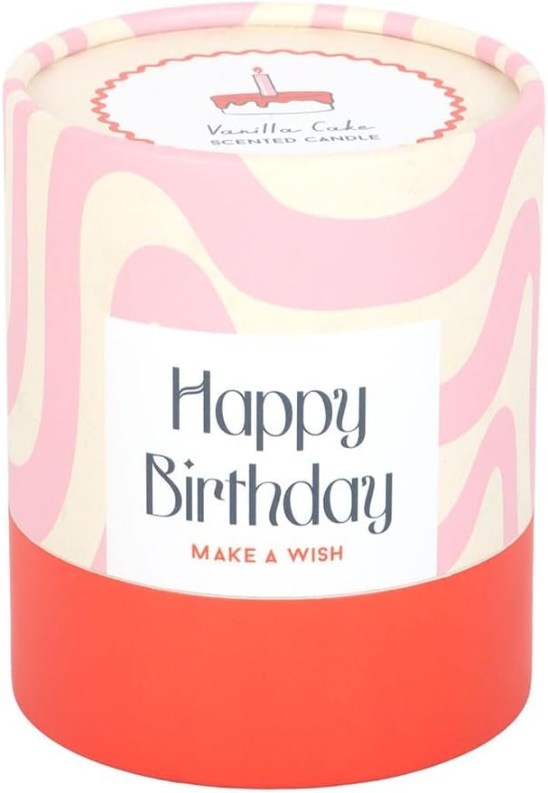 Happy Birthday Vanilla Cake Scented Candle - Image 3