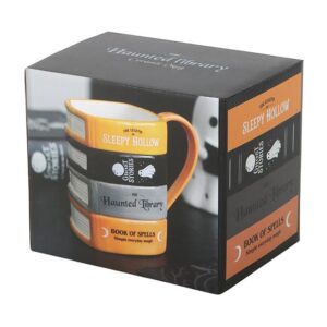 The Haunted Library Book Stack Mug – 600ml Gothic Book Lover Mug