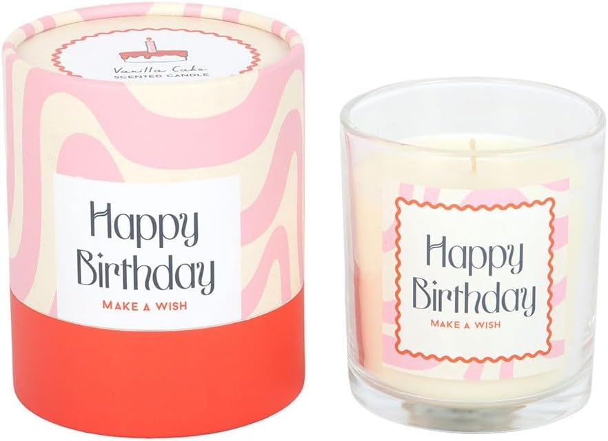 Happy Birthday Vanilla Cake Scented Candle - Image 4