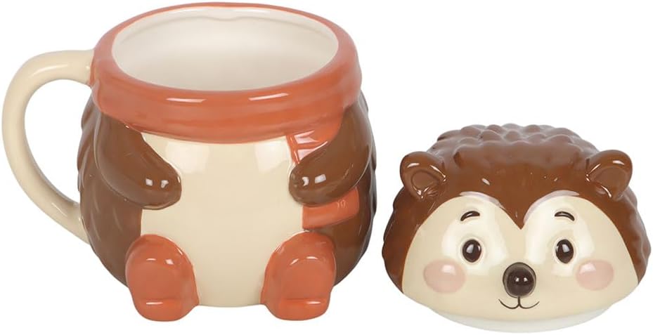Hazel Hedgehog Lidded Mug Creature Comforts Collection - Image 6
