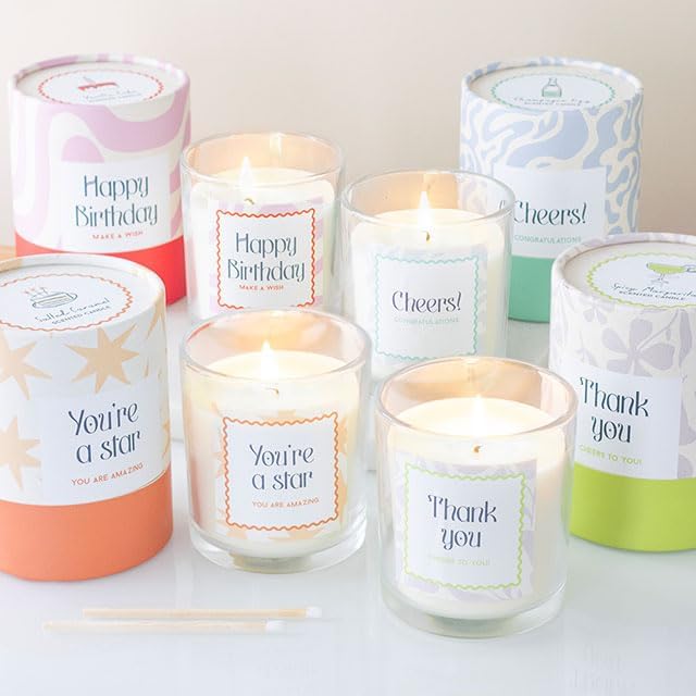 Cheers Congratulations Champagne Fizz Candle - Celebration Gift - Image 5