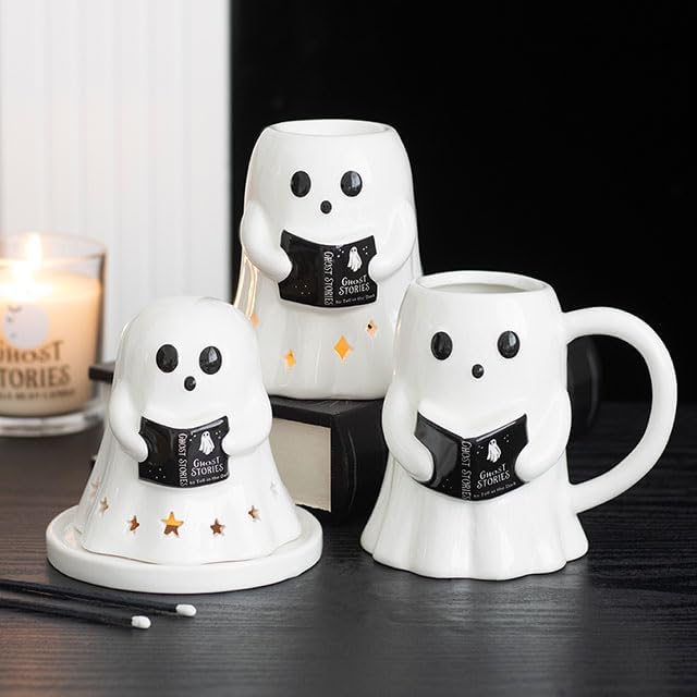 Ghost Stories Mug Novelty Ceramic Cup for Spooky Tales - Image 2