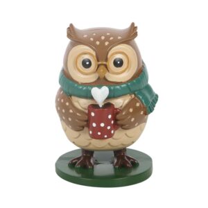 Oliver Owl Ornament Hand-Painted Ceramic Figurine