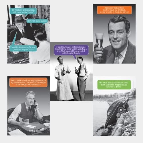Funny Birthday Cards Multipack of 5 – Retro Designs - Image 2