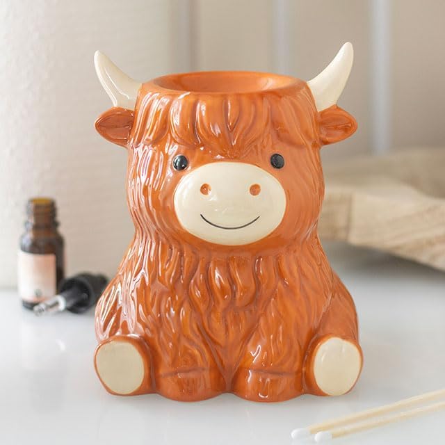 Highland Cow Oil Burner and Wax Warmer - Image 4