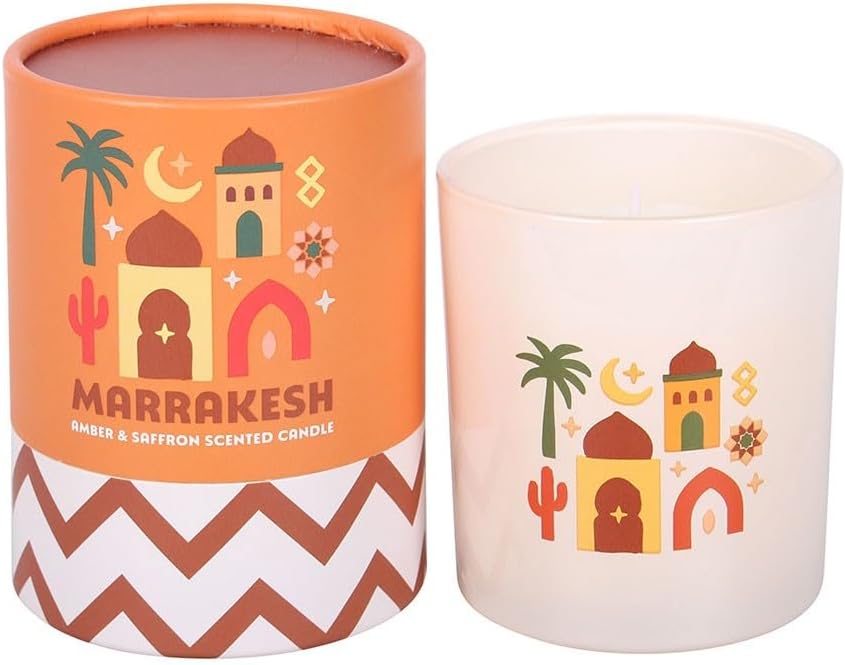 Marrakesh Amber & Saffron Scented Candle - Image 4