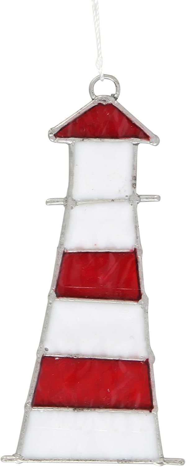 Charming Lighthouse Suncatcher Resin Seaside Homeware - Image 2