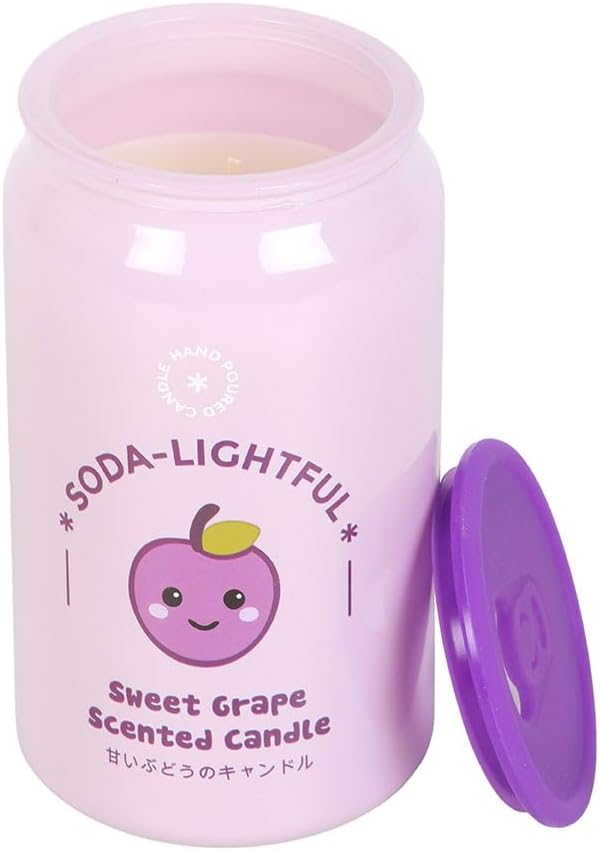Sweet Grape Soda Can Candle Grape Scented - Image 4