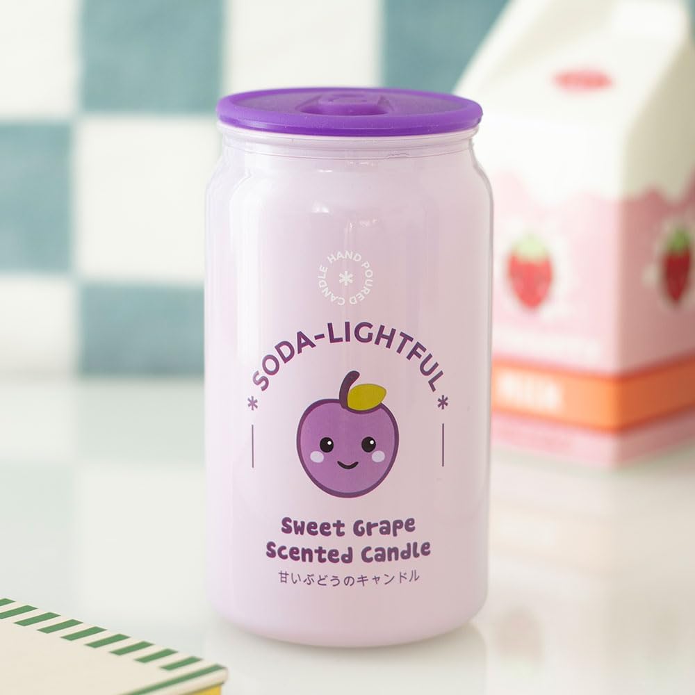 Sweet Grape Soda Can Candle Grape Scented - Image 2