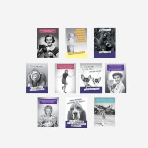 Funny Birthday Cards Multipack of 10 – Animal & Retro Designs