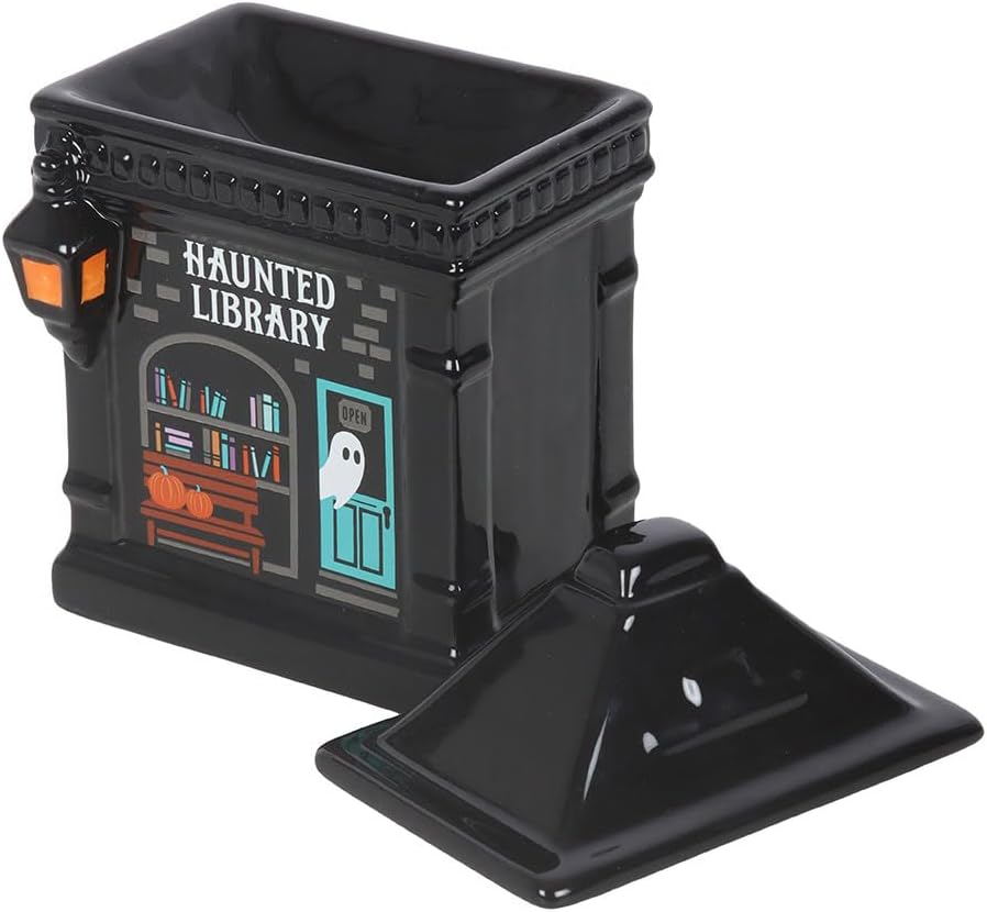 Haunted Library Oil Burner - Unique Wax Melter for Aromatherapy - Image 2