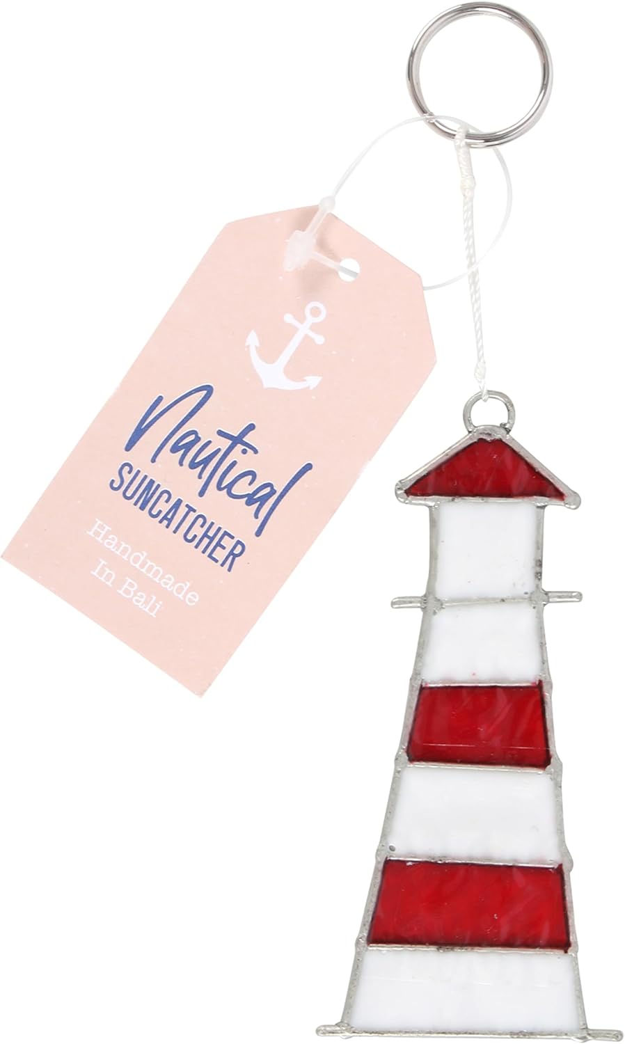 Charming Lighthouse Suncatcher Resin Seaside Homeware - Image 4