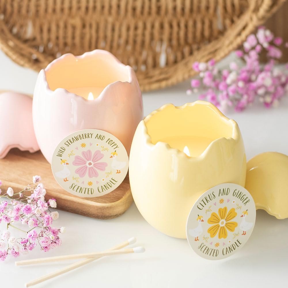 Citrus & Ginger Egg Shaped Candle - Image 3