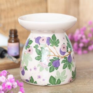 Fig Tree Print Oil Burner and Wax Warmer