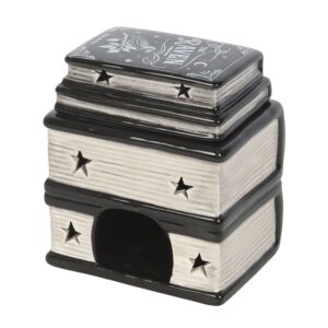 Book of Spells Oil Burner and Wax Warmer Disguised as Books