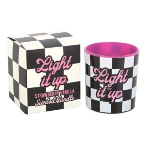 Light It Up Candle - Strawberry Vanilla Scent