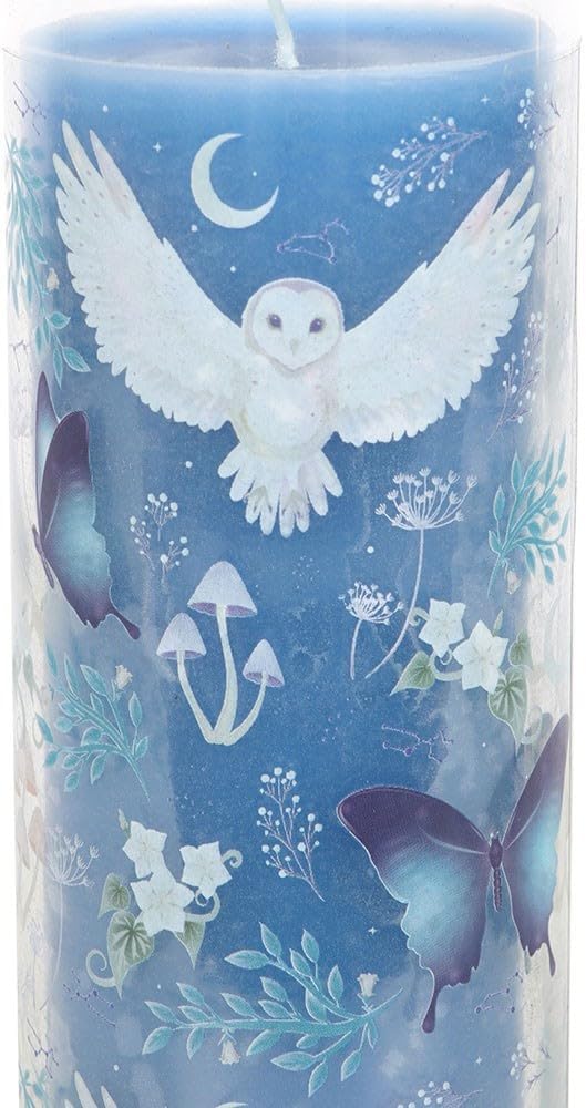 Lavender Scented Tube Candle with Mystical Forest Design - Image 4