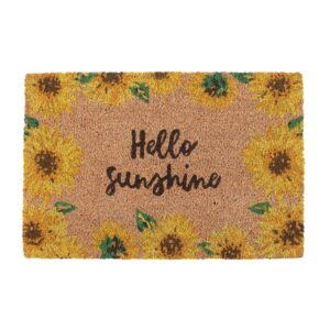 Hello Sunshine Sunflower Doormat Indoor Outdoor Mat