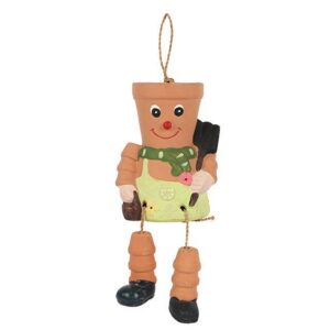 Terracotta Pot Man Garden Decor Piece