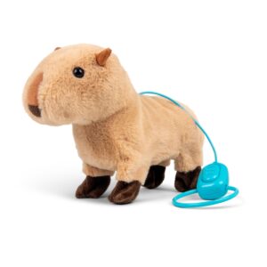 Animigos Curious Capybara Interactive Plush Toy