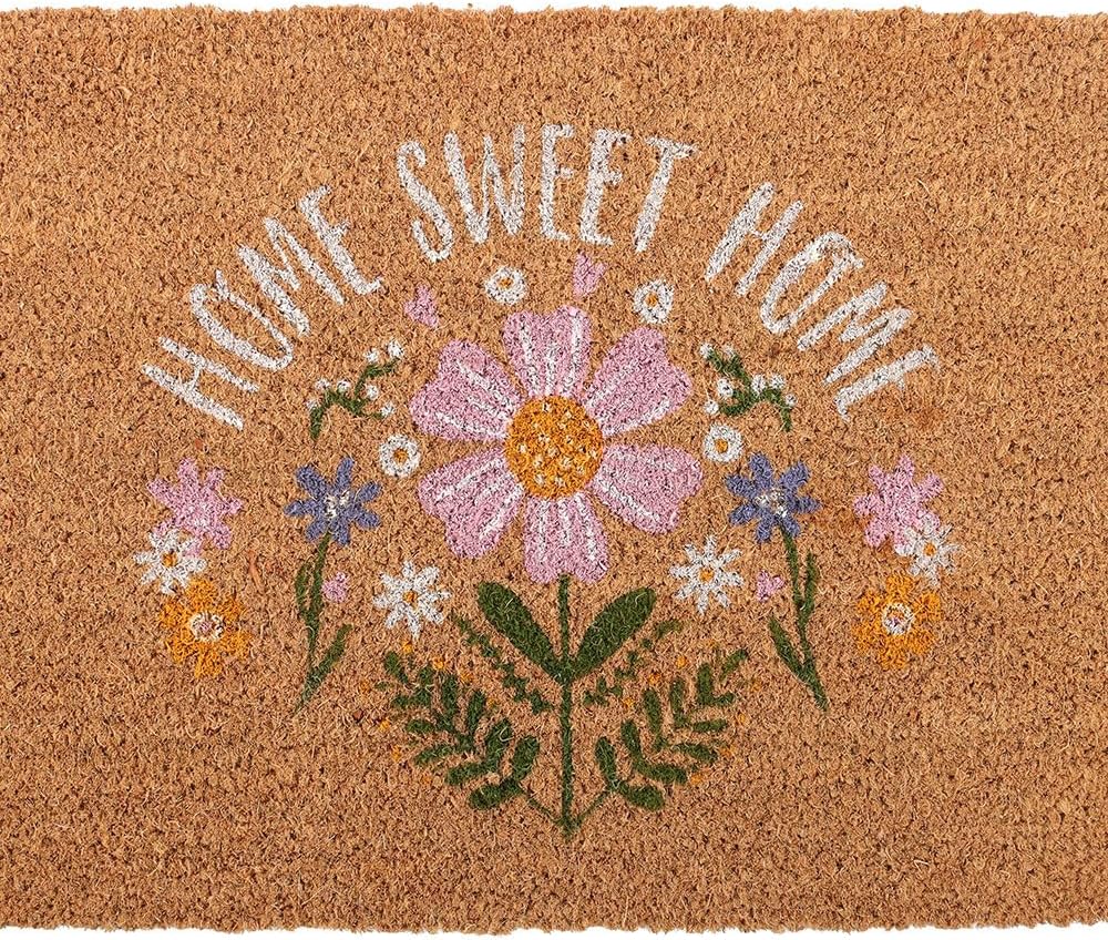 Natural Daisy Home Sweet Home Doormat - Indoor Outdoor Mat - Image 2