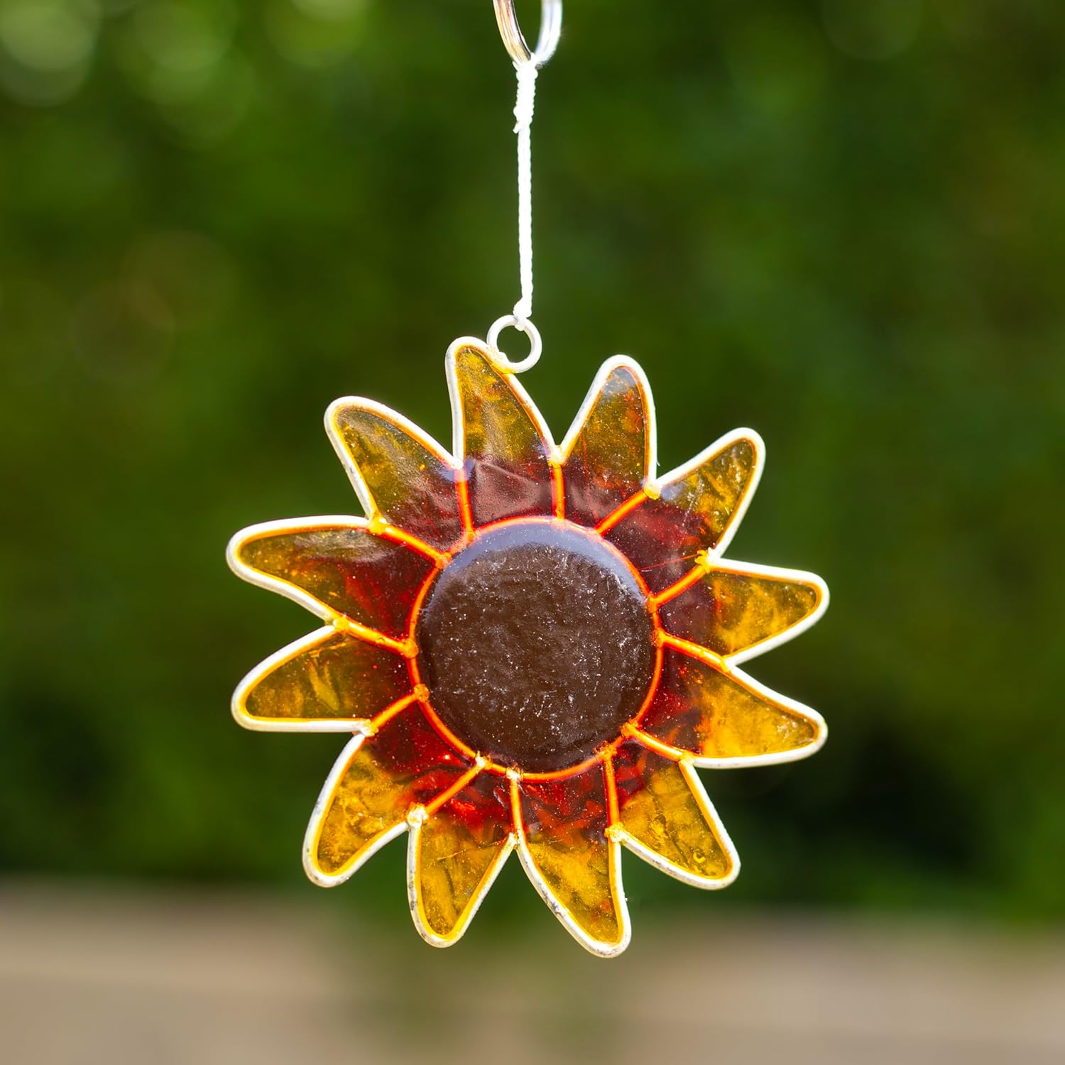 Handcrafted Sunflower Suncatcher - Elegant Window Decoration - Image 3