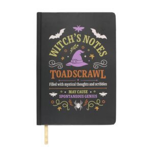 Witch’s Notes A5 Notebook Mystical Thoughts and Scribbles