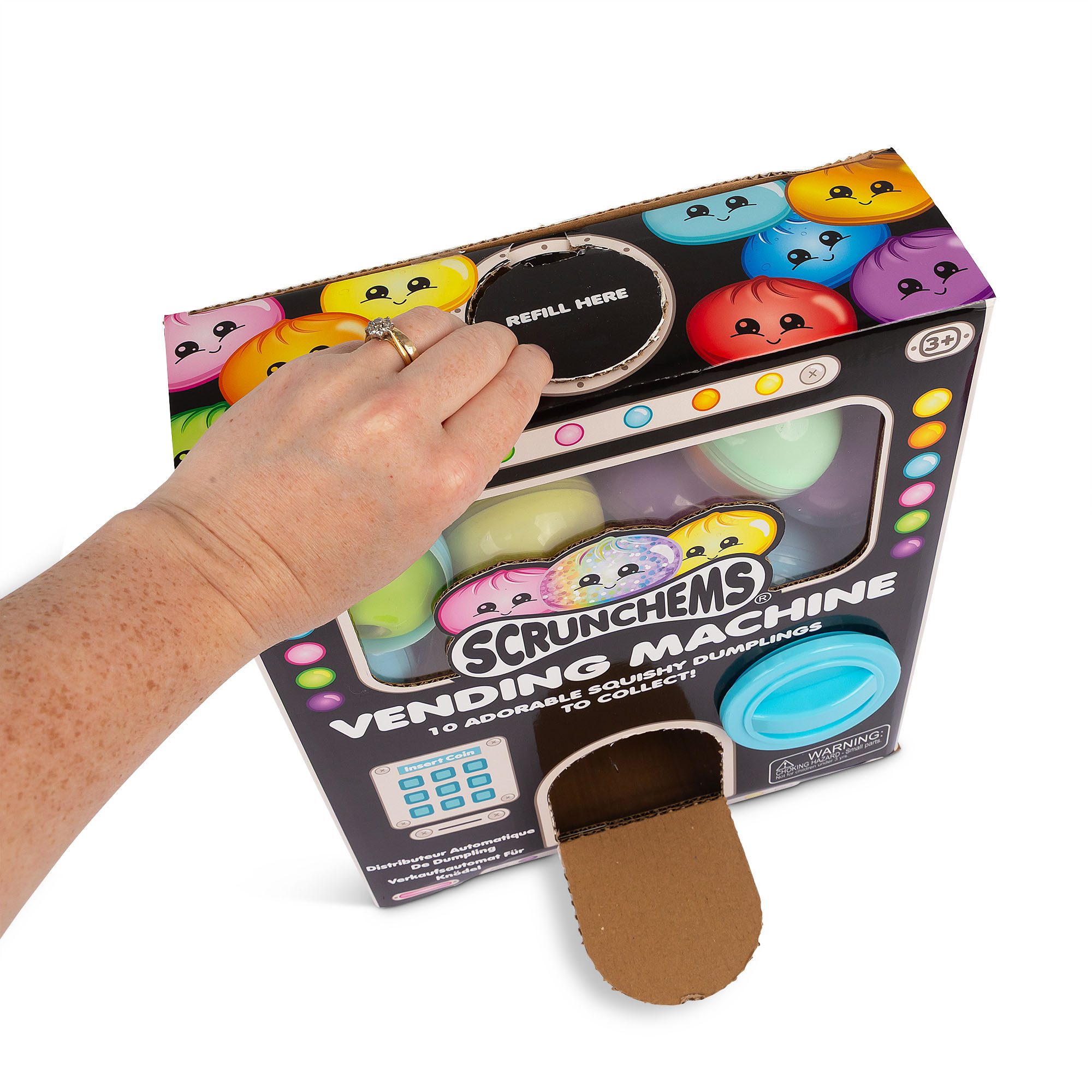 Scrunchems Dumpling Vending Machine – 10 Collectible Squishy Toys - Image 4