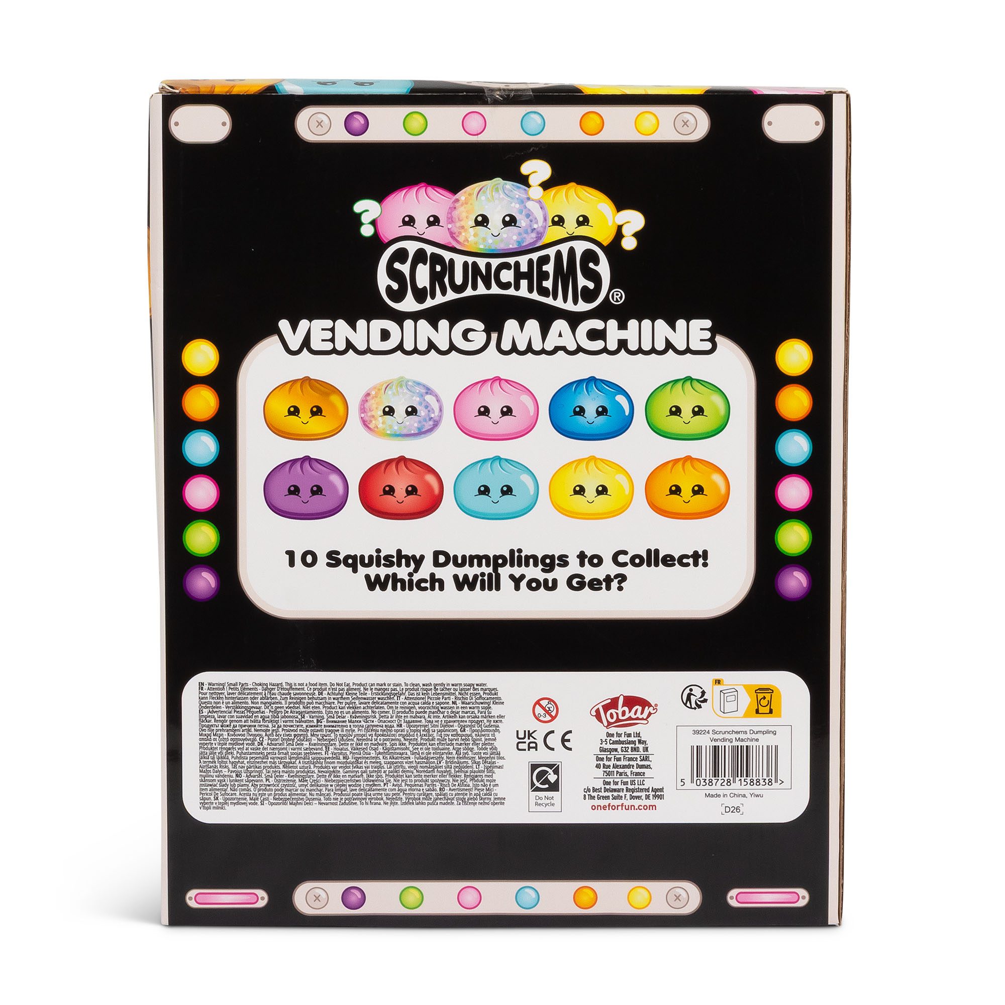 Scrunchems Dumpling Vending Machine – 10 Collectible Squishy Toys - Image 2