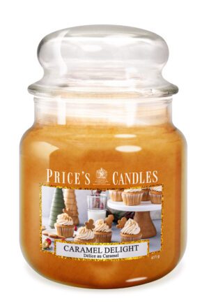 Caramel Delight Scented Candle – Rich Caramel Fragrance