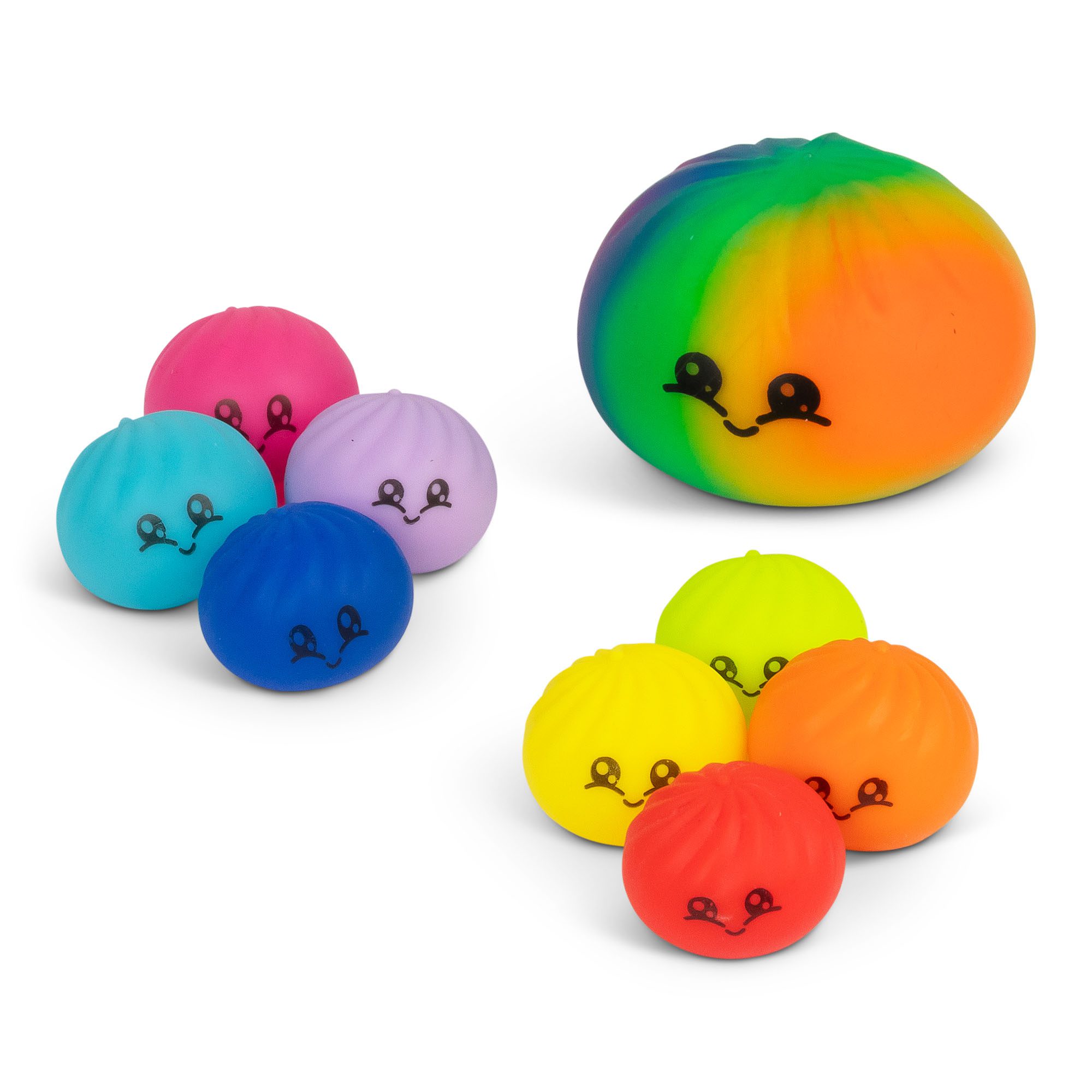 Scrunchems Mega Rainbow Dumpling Set – Squishy Sensory Fidgets - Image 3