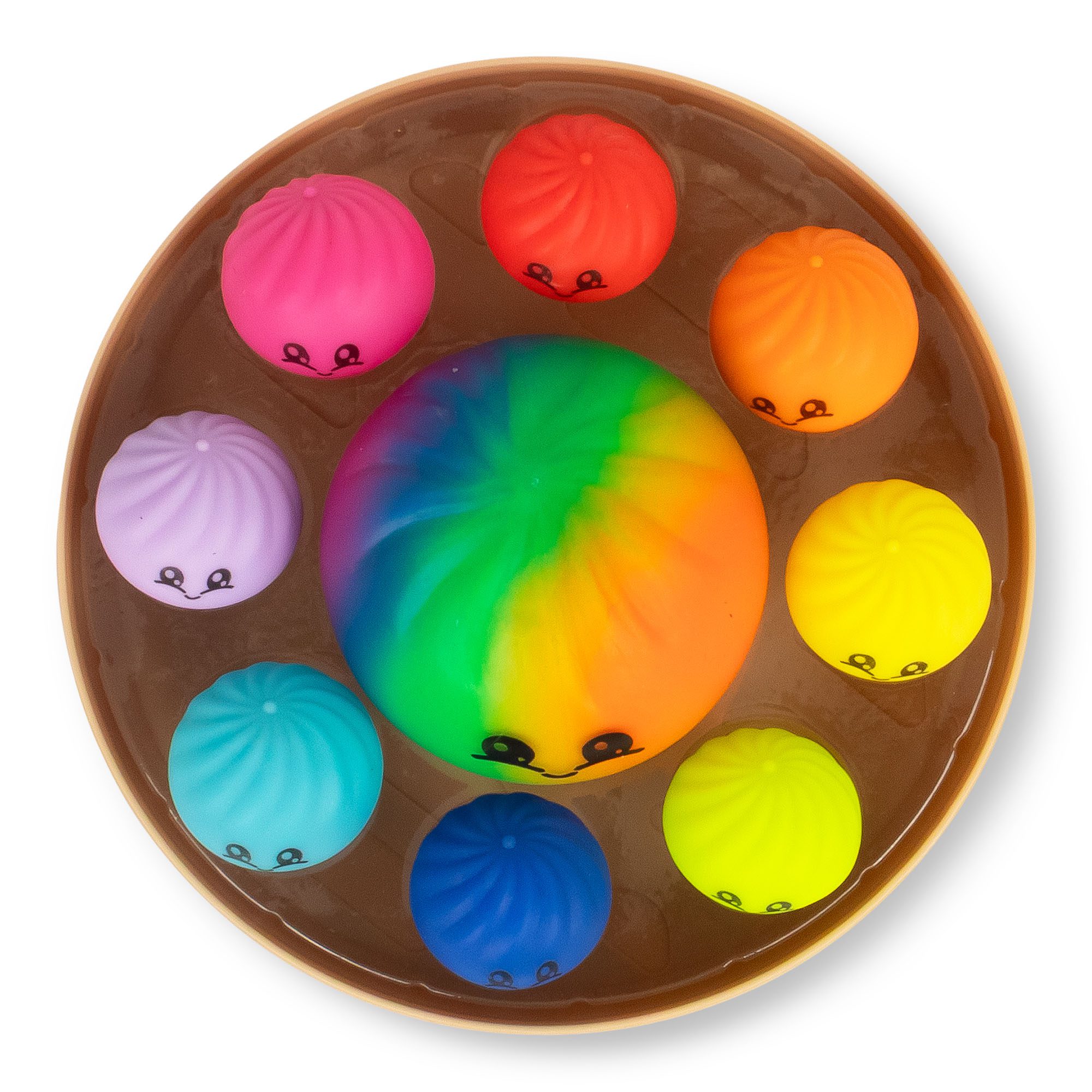 Scrunchems Mega Rainbow Dumpling Set – Squishy Sensory Fidgets - Image 2