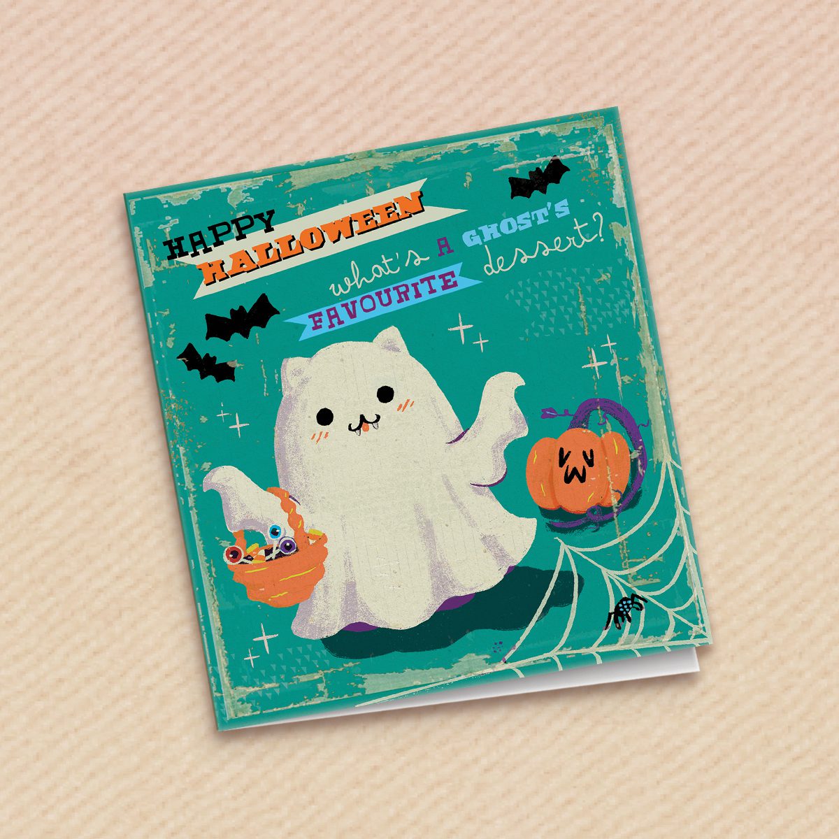 Happy Halloween Greetings Card For Kids - Image 3