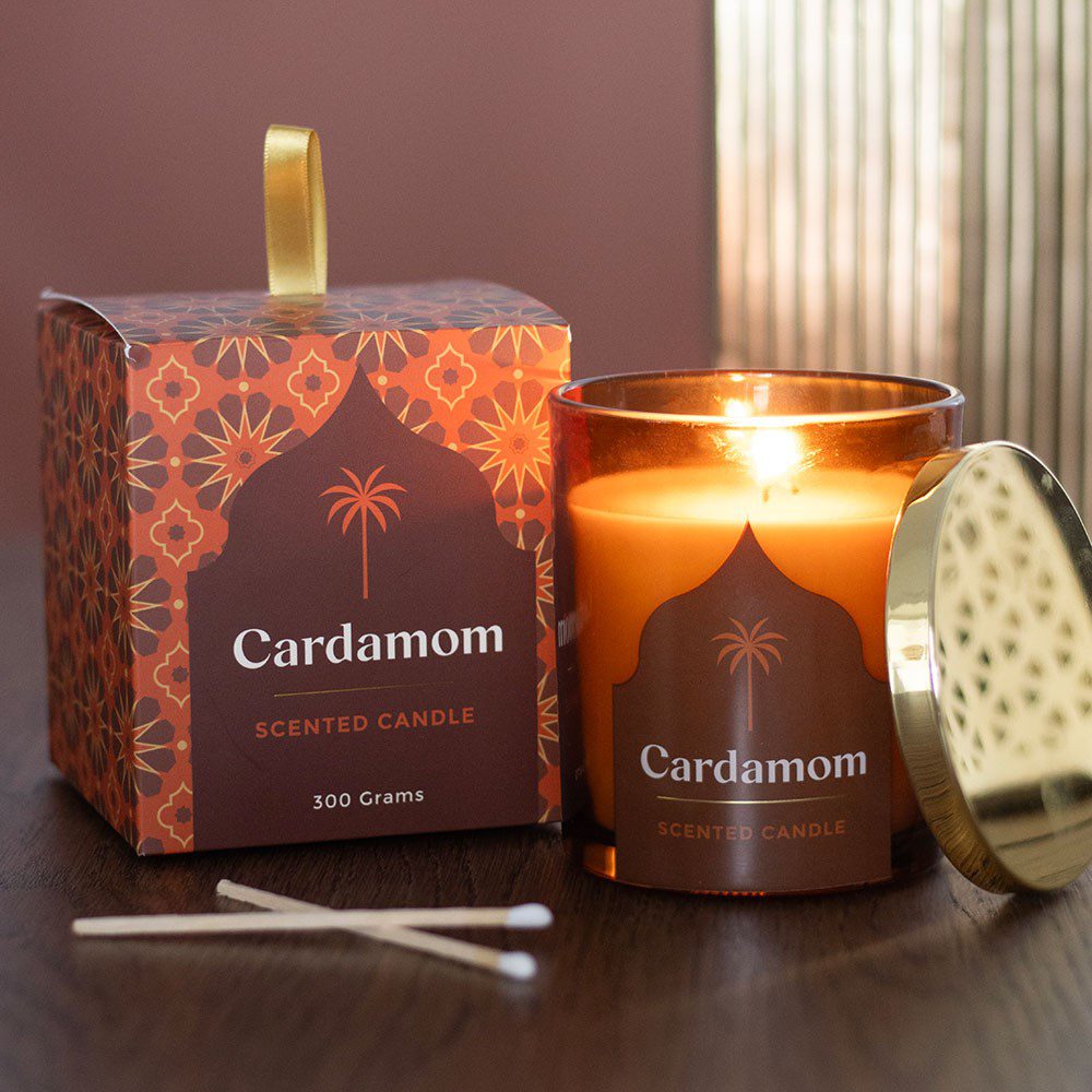 Arabian Nights Cardamom Scented Candle - Image 2
