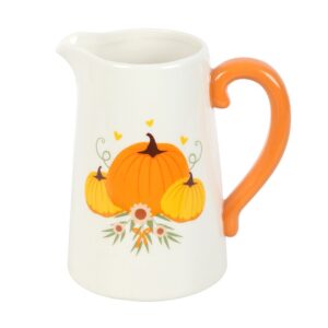 Autumn Pumpkin Ceramic Flower Jug – Seasonal Vase & Home Décor