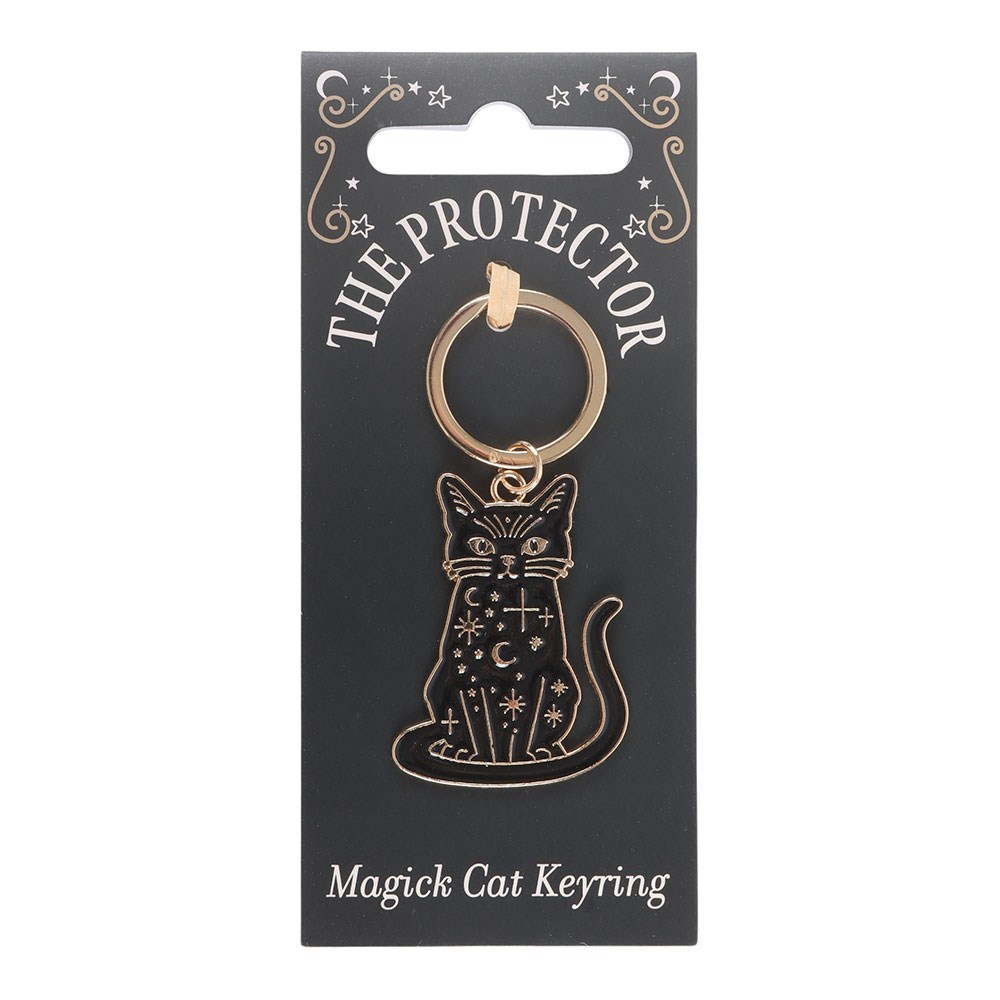 The Protector Magick Black Cat Keyring