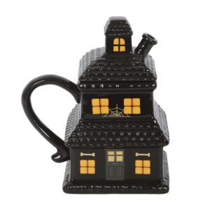 Black Haunted House Mug – 480ml Ceramic Mug