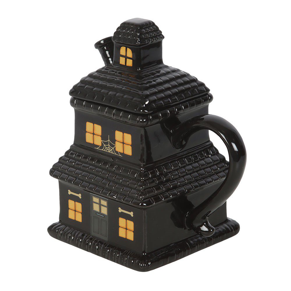 Black Haunted House Mug – 480ml Ceramic Mug - Image 3