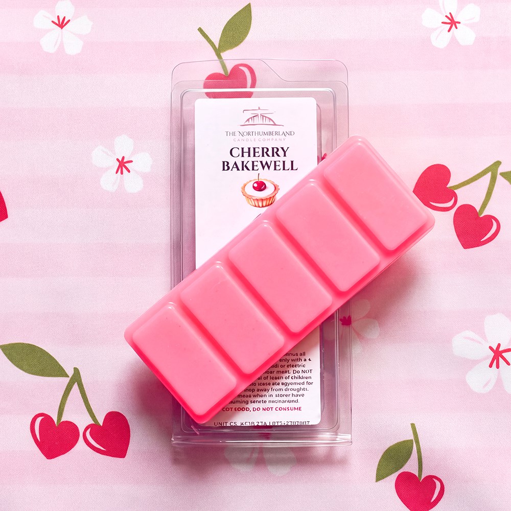 Cherry Bakewell 50g Wax Melt Snap Bar
